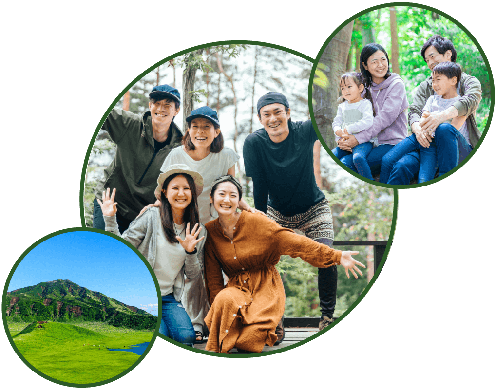 ガンダーラ阿蘇の風景